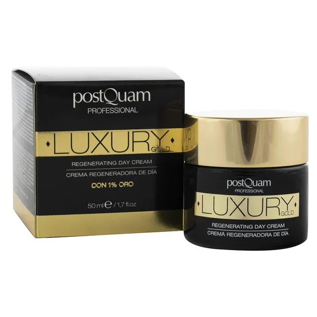Postquam Luxury Gold kit viso antirughe 3 pezzi acido ialuronico