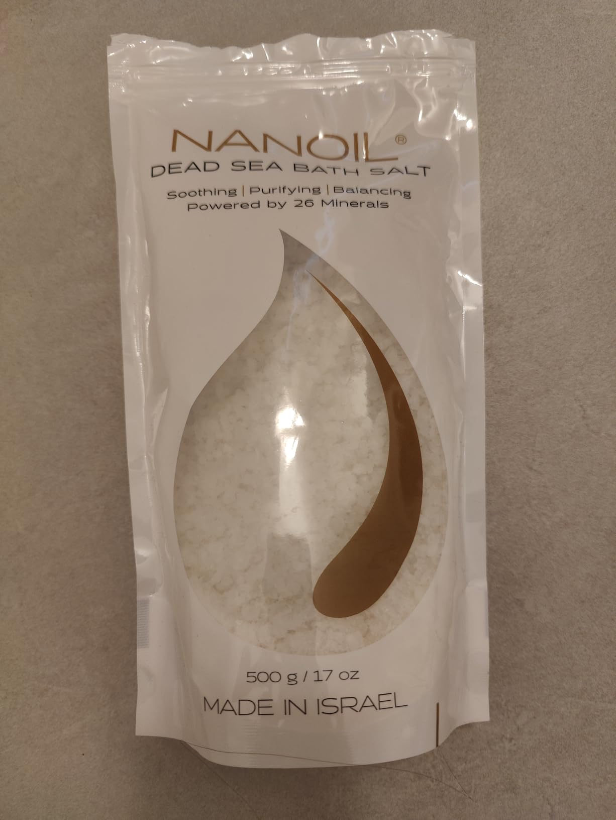 Nanoil Cura Sali Mar Morto sali bagno naturali 500 g puri