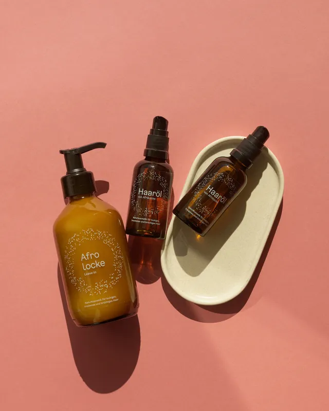 Afrolocke Curl Glow cofanetto leave-in e olio ricci 3 pezzi