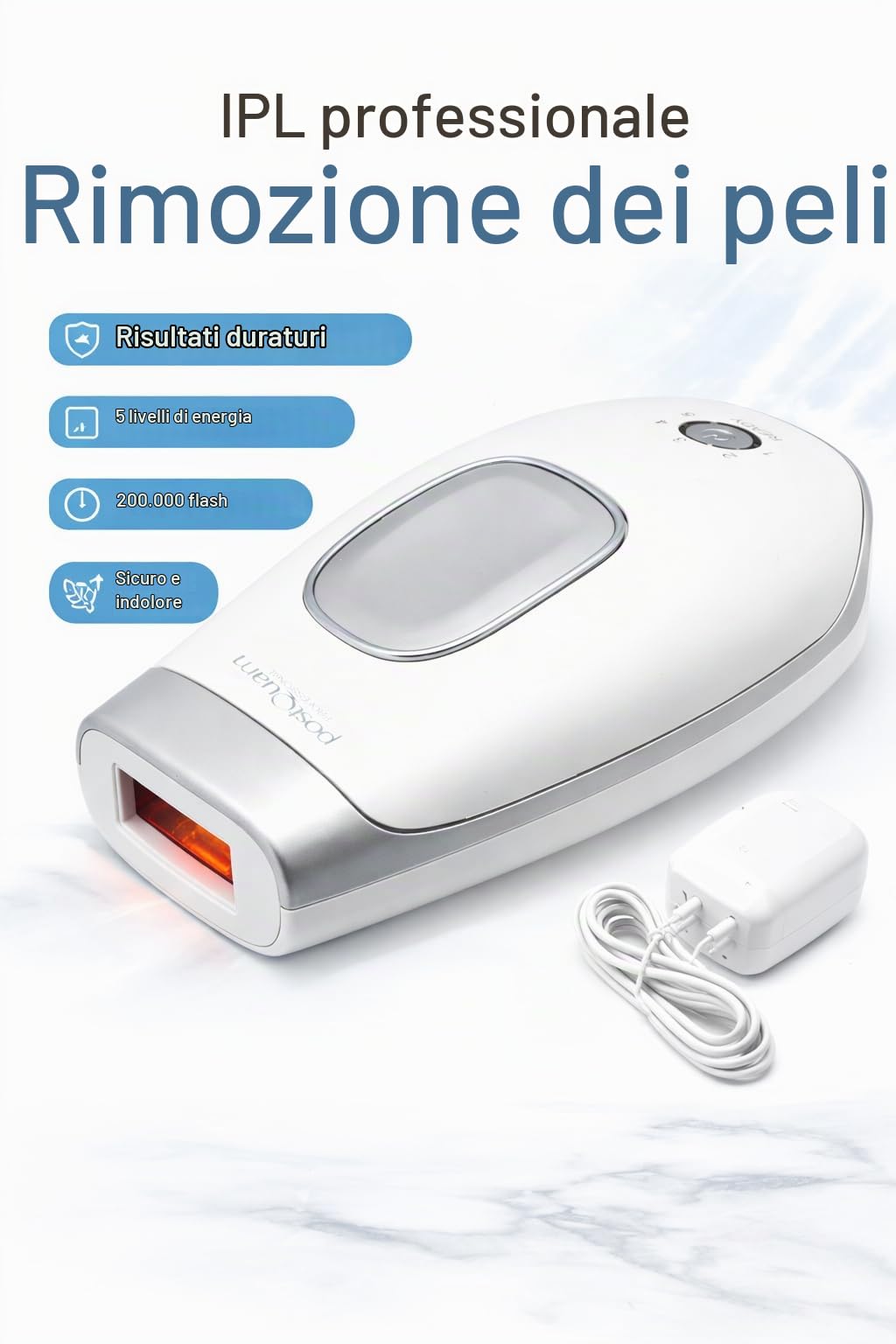 Postquam Infinium epilatore luce pulsata IPL 5 livelli corpo