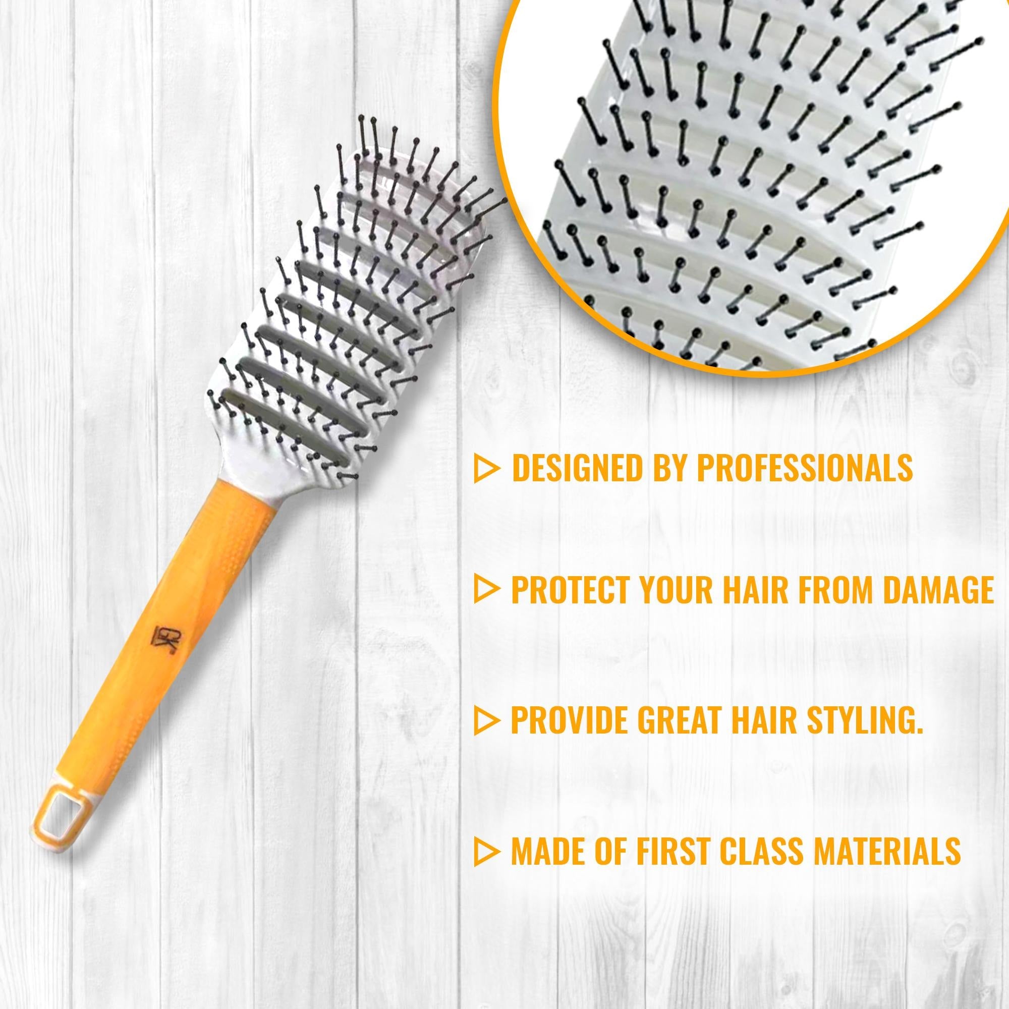 GK Hair Hair Styling Tools Vent Brush 61 mm Spazzola Phon