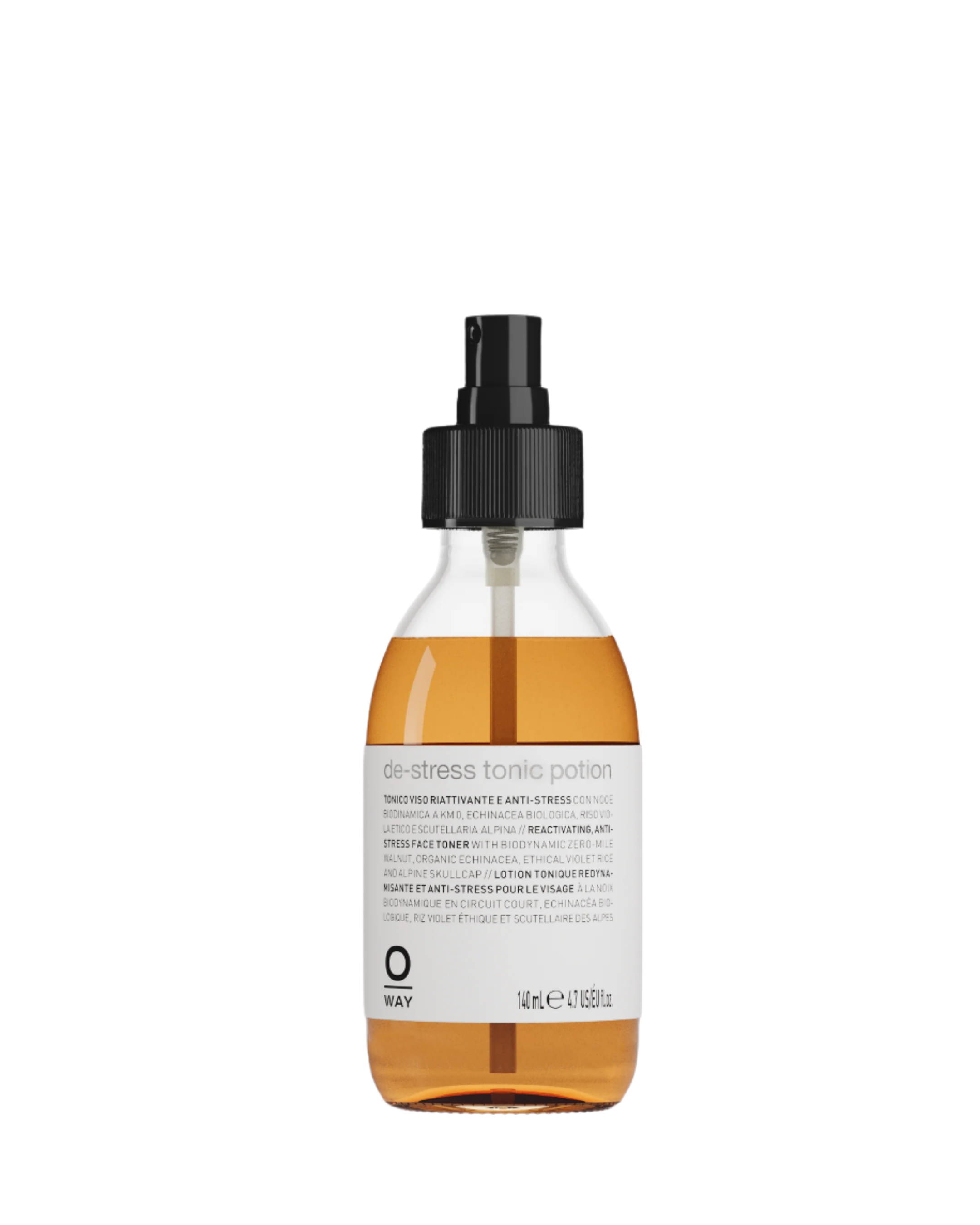 O-Way Skin Care De-Stress Tonic Potion Tonico Viso Antistress