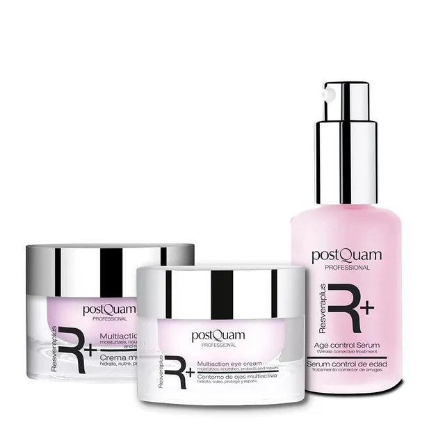 Postquam Resveraplus cofanetto viso giorno 50+30+15 ml antirughe