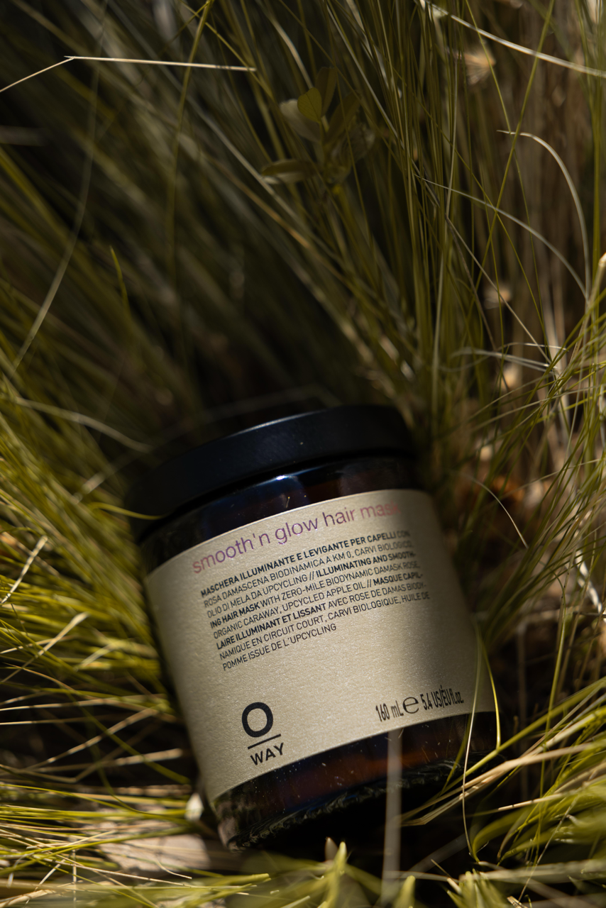 O-Way Hair Care smooth'n glow hair mask maschera illuminante