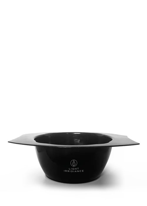 Light Irridiance Black Bowl ciotola tinta nera salone