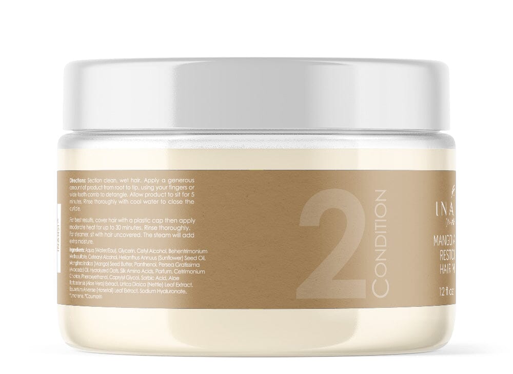 Inahsi Mango Avocado Maschera Riparatrice Capelli 2oz