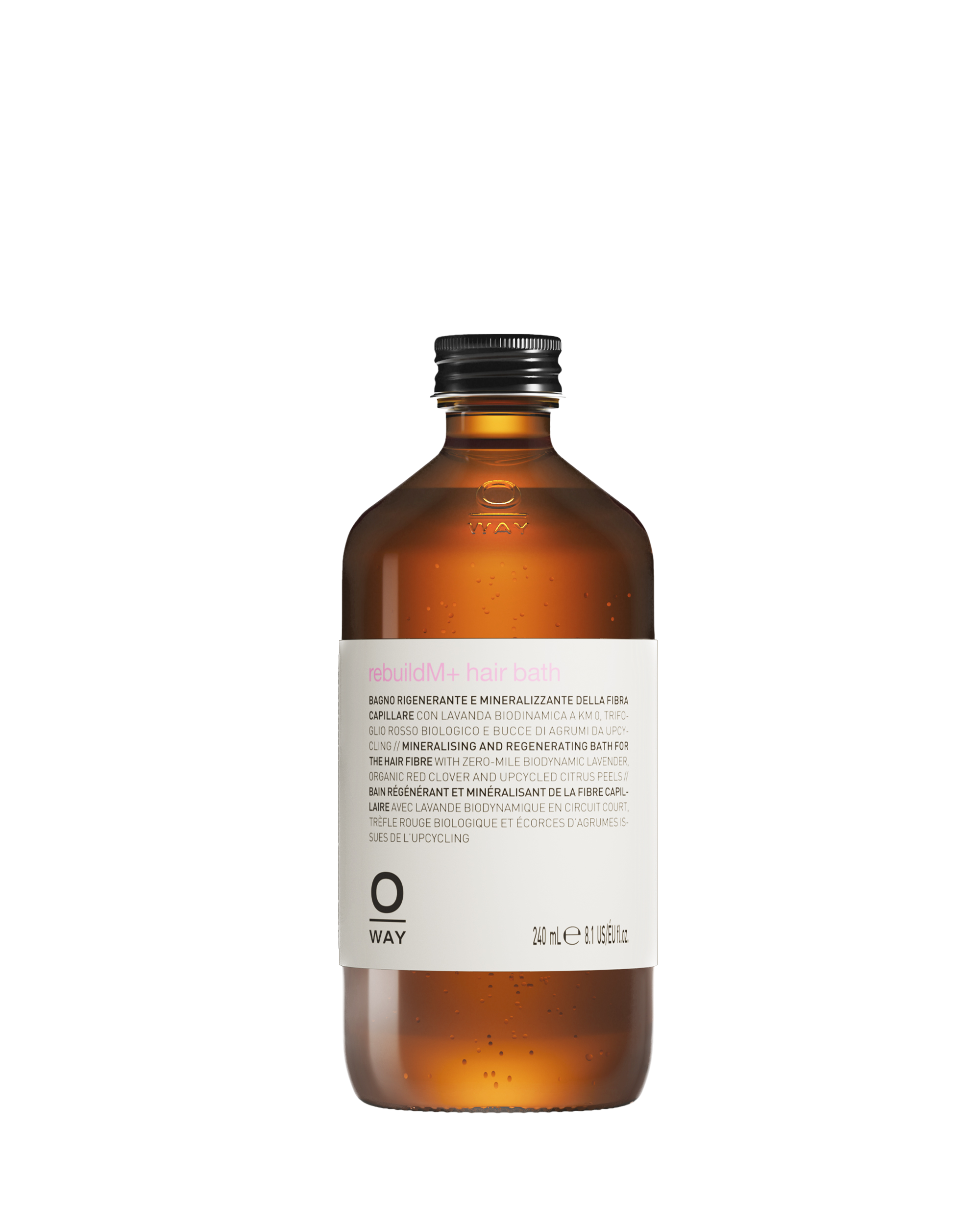 O-Way Hair Care rebuildM+ hair bath shampoo capelli danneggiati