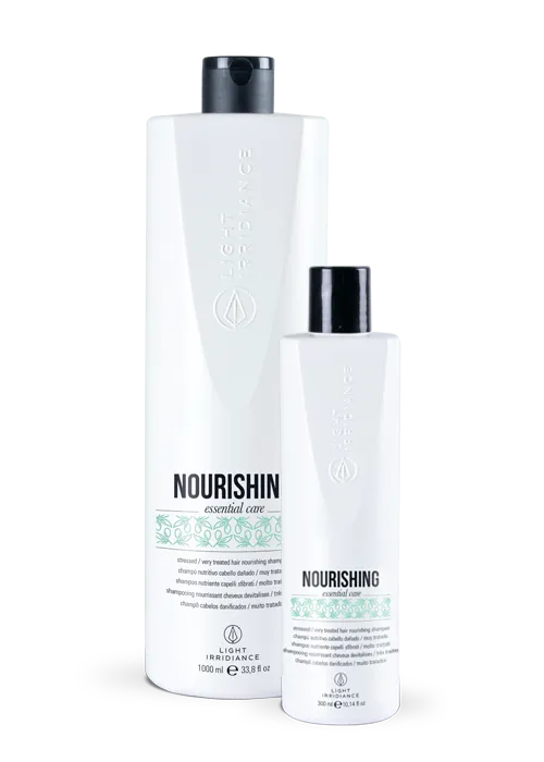 Light Irridiance Essential Care Nourishing shampoo nutriente sfibrati