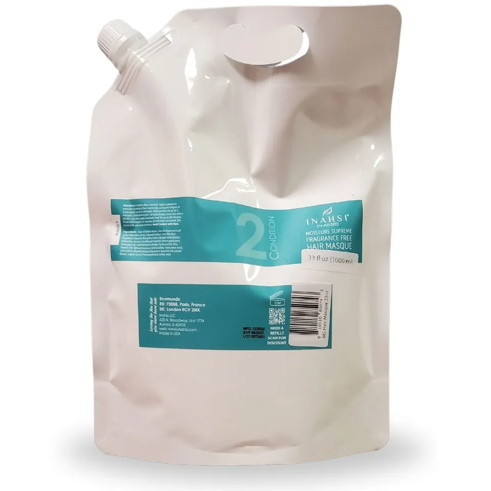 Inahsi Moisture Supreme maschera capelli senza profumo 33oz