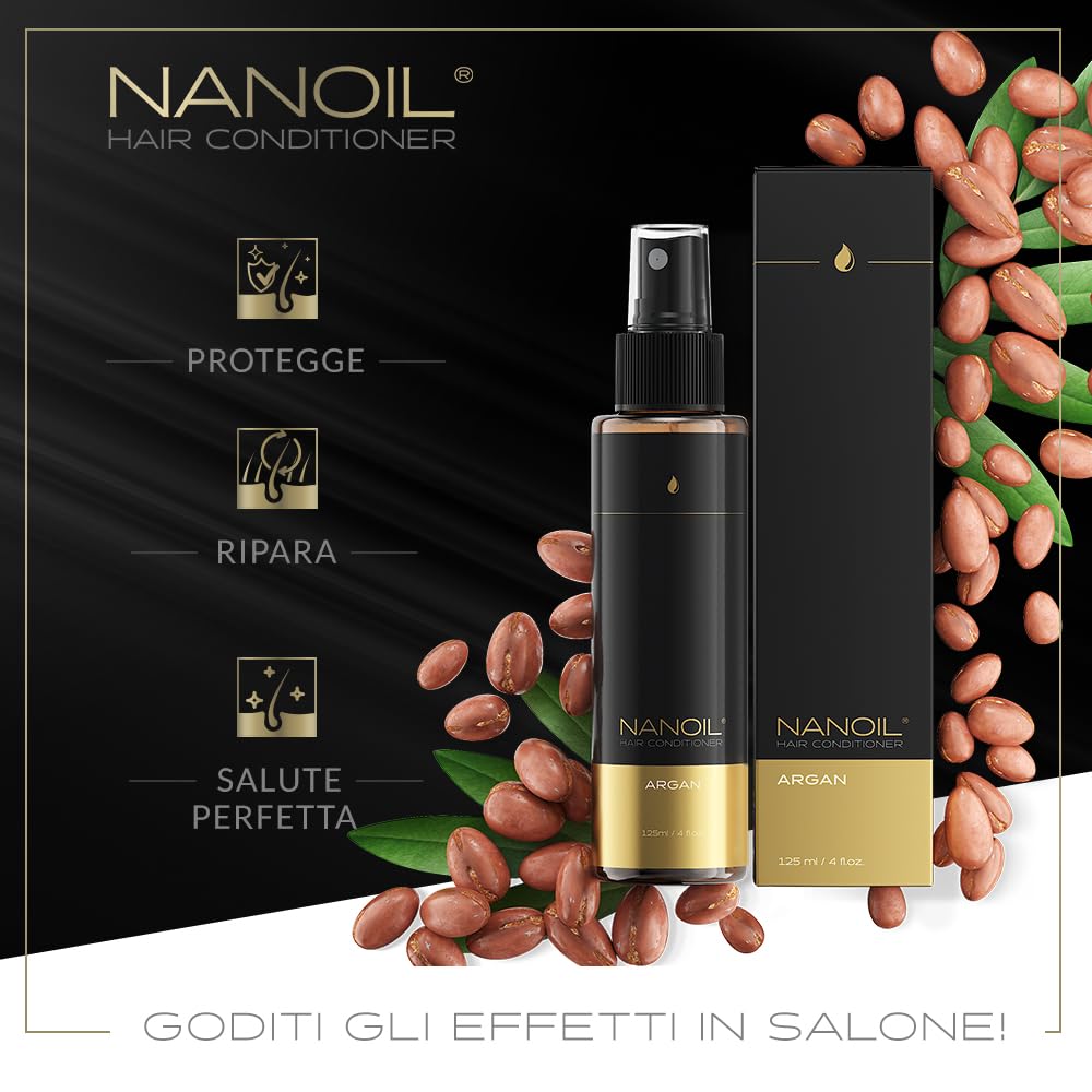 Nanoil Argan Hair Conditioner balsamo capelli bifase 125ml argan