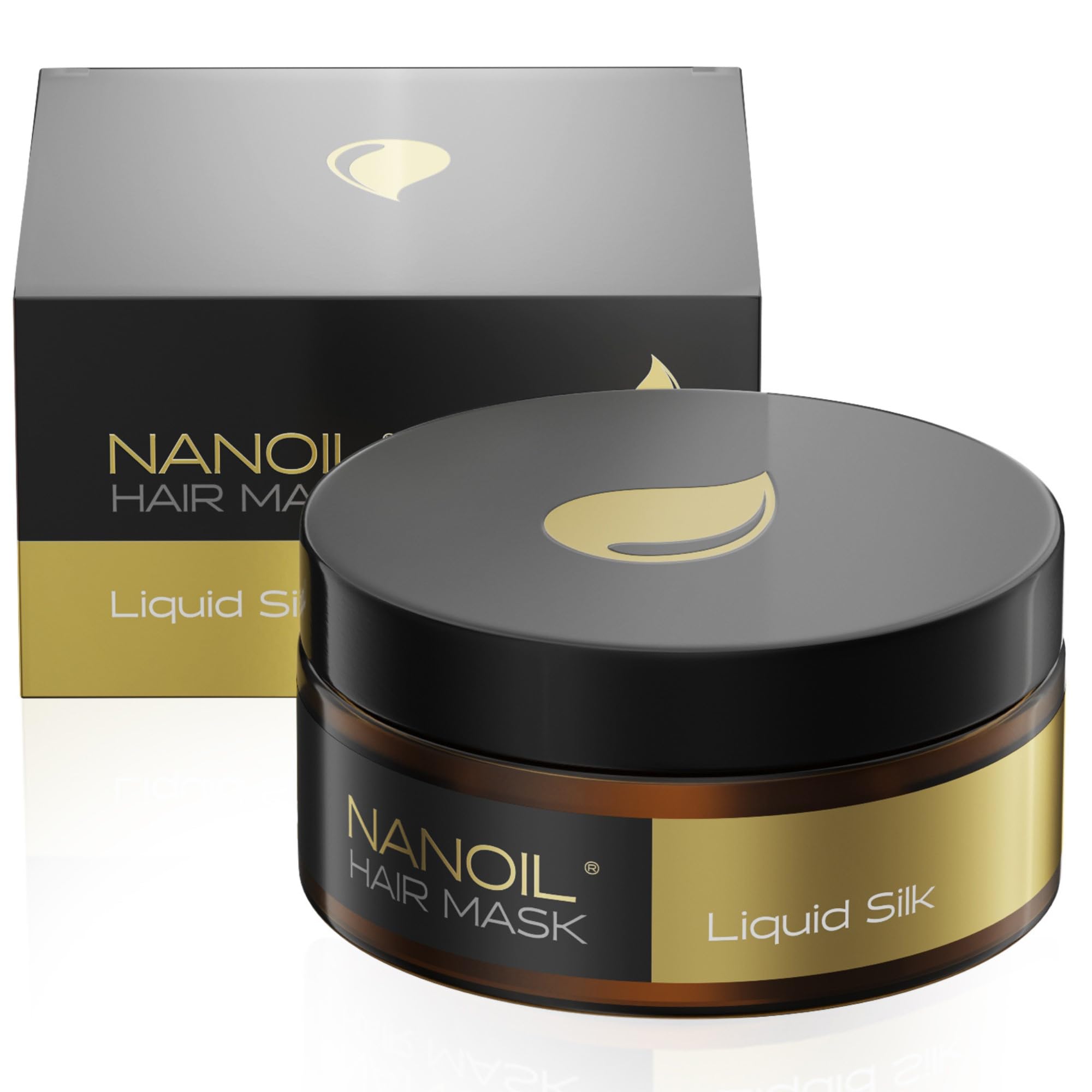 Nanoil Liquid Silk Maschera Capelli 300ml Seta Liquida