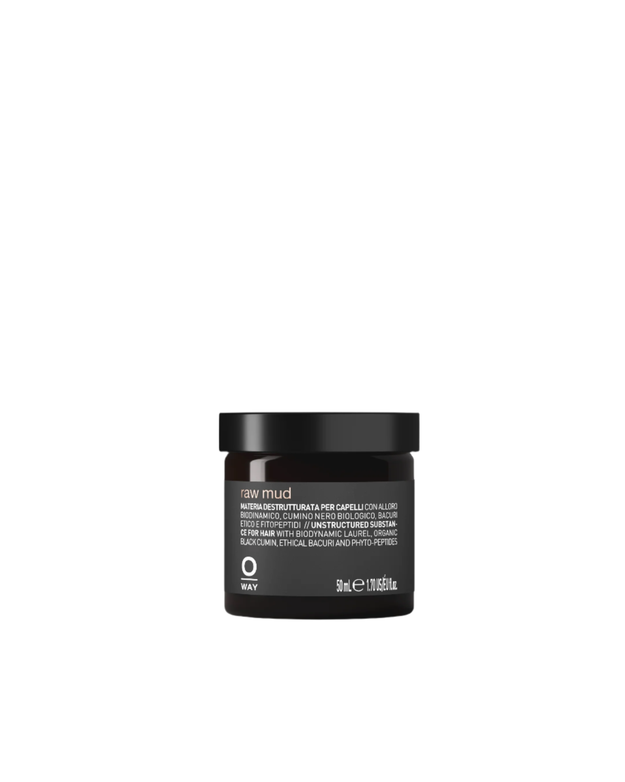 O-Way Body Care Raw Mud pasta capelli modellante