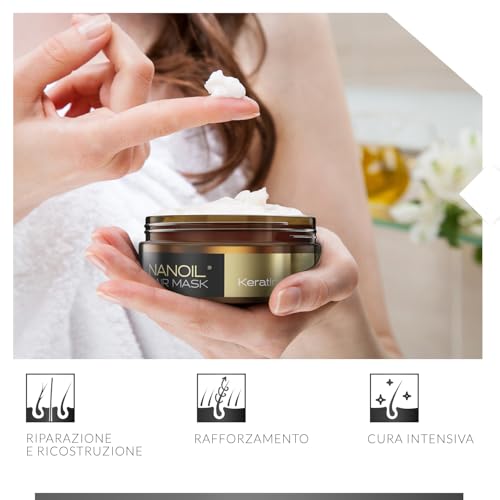 Nanoil Keratin Hair Mask maschera capelli 300ml cheratina