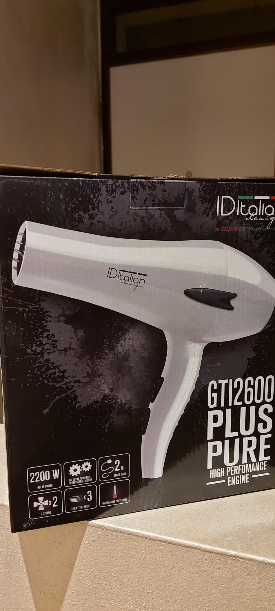 ID Italian Design phon professionale 2200W bianco aria fredda