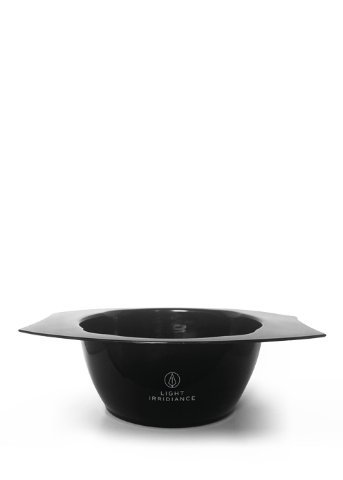 Light Irridiance Black Bowl ciotola tinta nera salone
