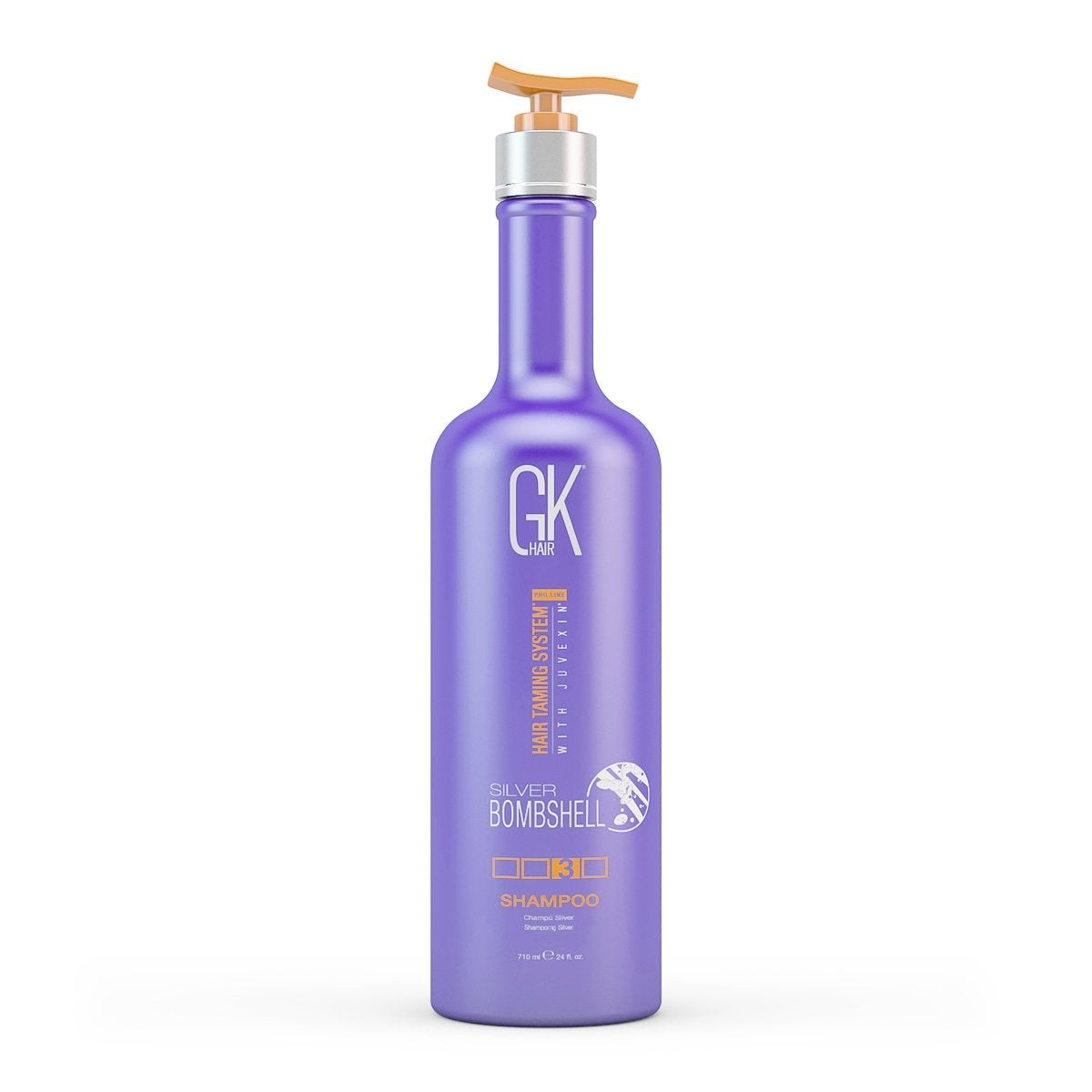 GK Hair Silver Bombshell Shampoo capelli biondi 280 ml