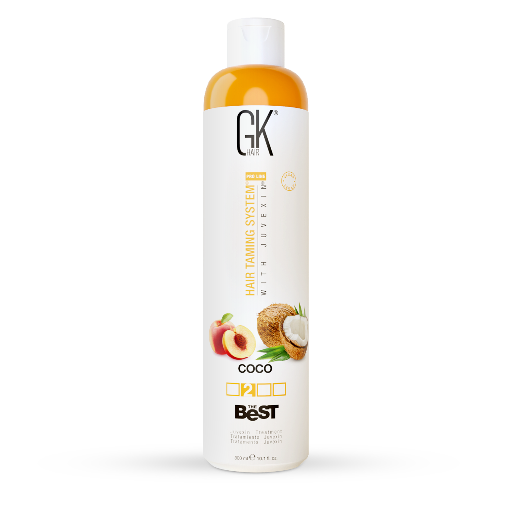 GK Hair The Best Cocco trattamento lisciante 300 ml vegano