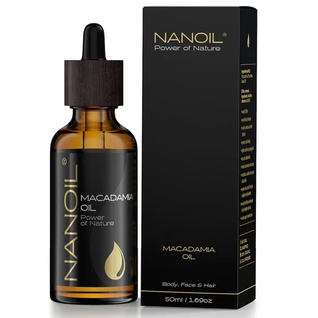 Nanoil Olii Macadamia Oil olio viso corpo capelli 50 ml bio