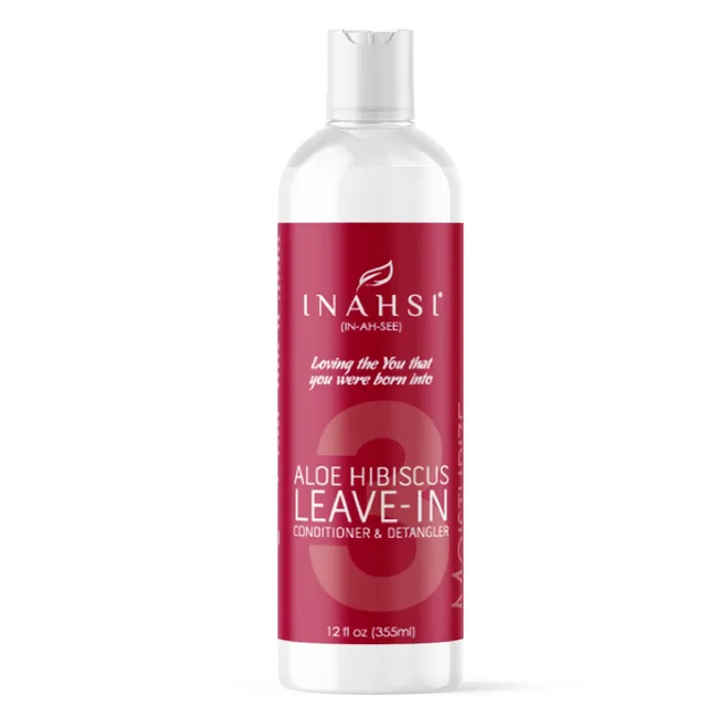 Inahsi Aloe Hibiscus Leave-In Conditioner districante 12oz