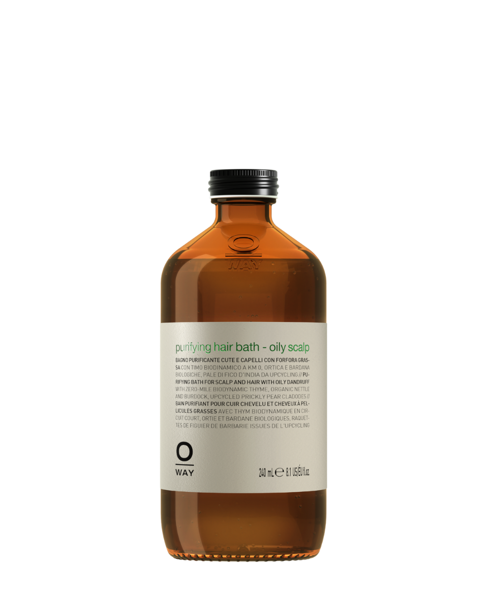 O-Way Hair Care Purifying Hair Bath shampoo forfora grassa