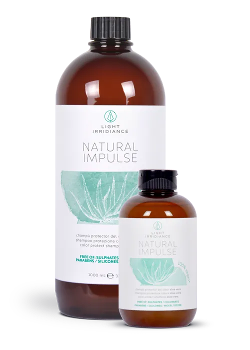 Light Irridiance Natural Impulse Aloe Vera shampoo colore