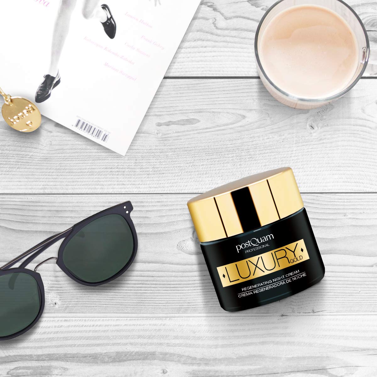 Postquam Luxury Gold Crema Notte Rigenerante 50 ml Ialuronico
