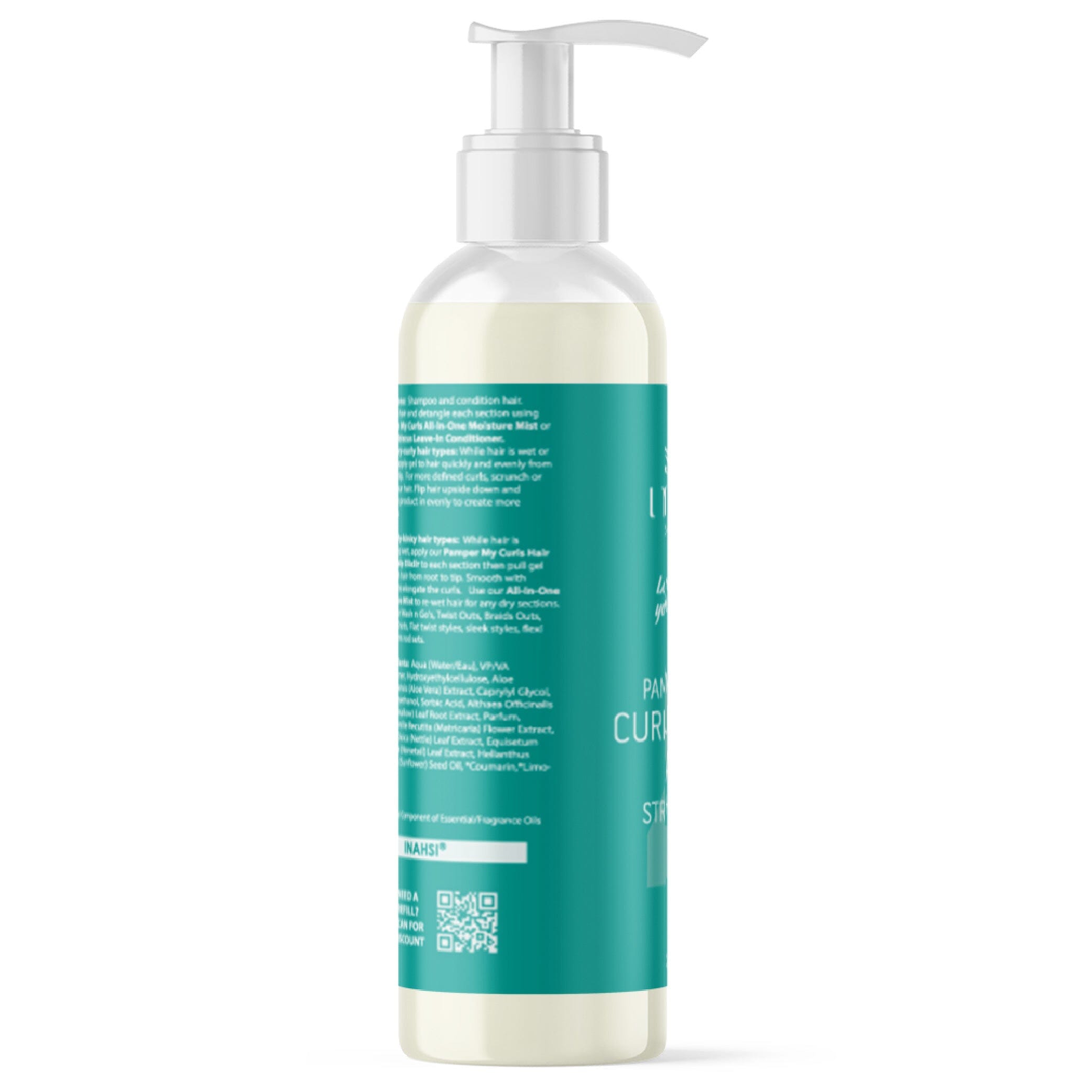 Inahsi Pamper My Curls Curl Sculpting Glaze gel forte 12oz