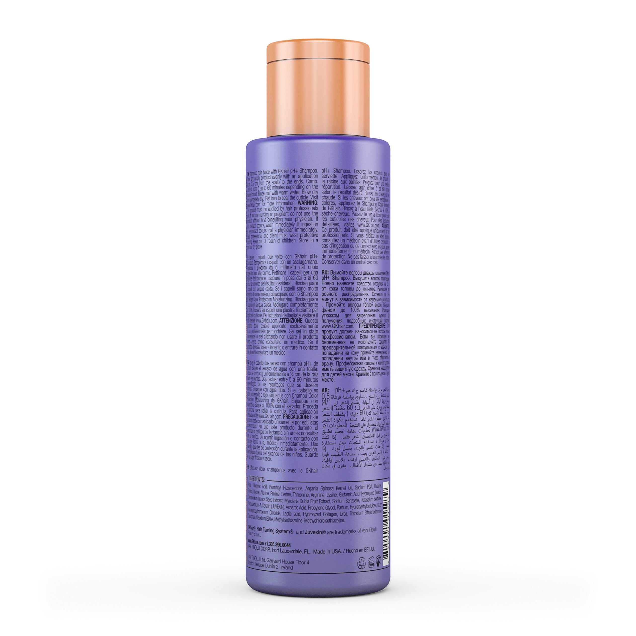 GK Hair Miami Bombshell Trattamento Lisciante Biondi 280ml