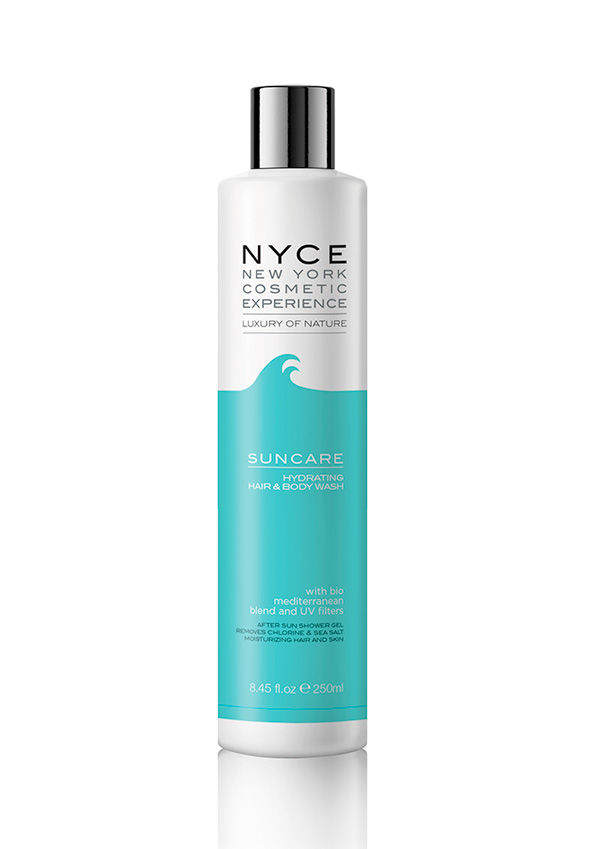 Nyce Suncare Hydrating Hair Body Wash sole corpo capelli