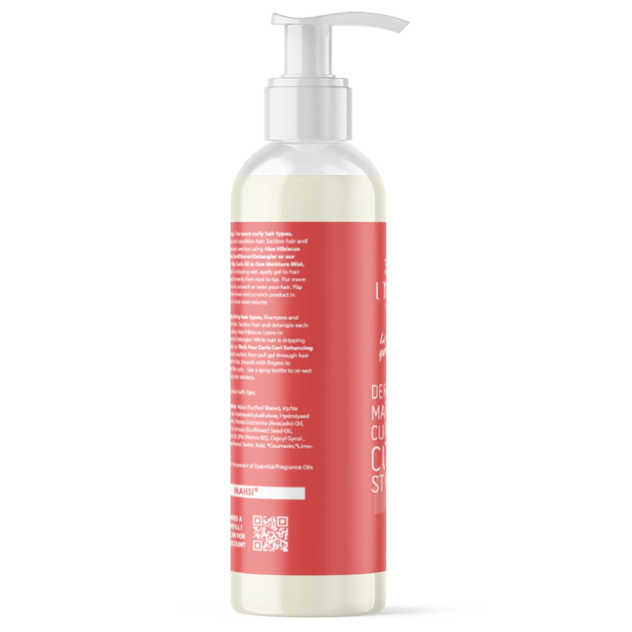 Inahsi Define & Shine crema ricci 2oz mango papaya