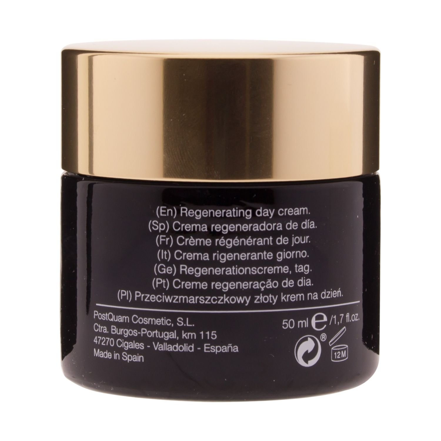 Postquam Luxury Gold Regenerating Day Cream crema viso 50 ml oro