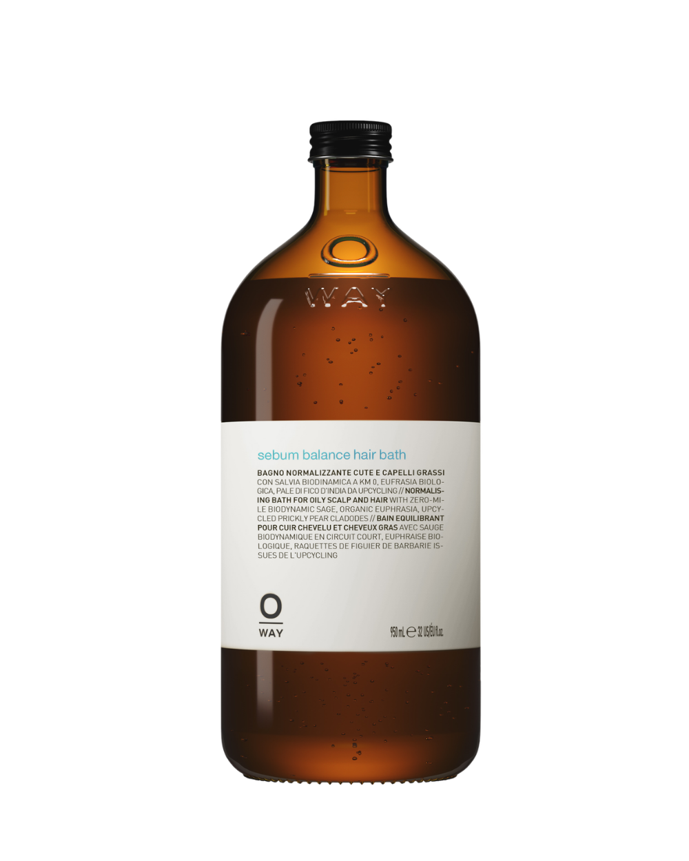 O-Way Hair Care sebum balance hair bath shampoo capelli grassi