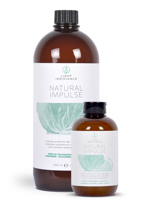 Light Irridiance Natural Impulse Aloe Vera shampoo colore