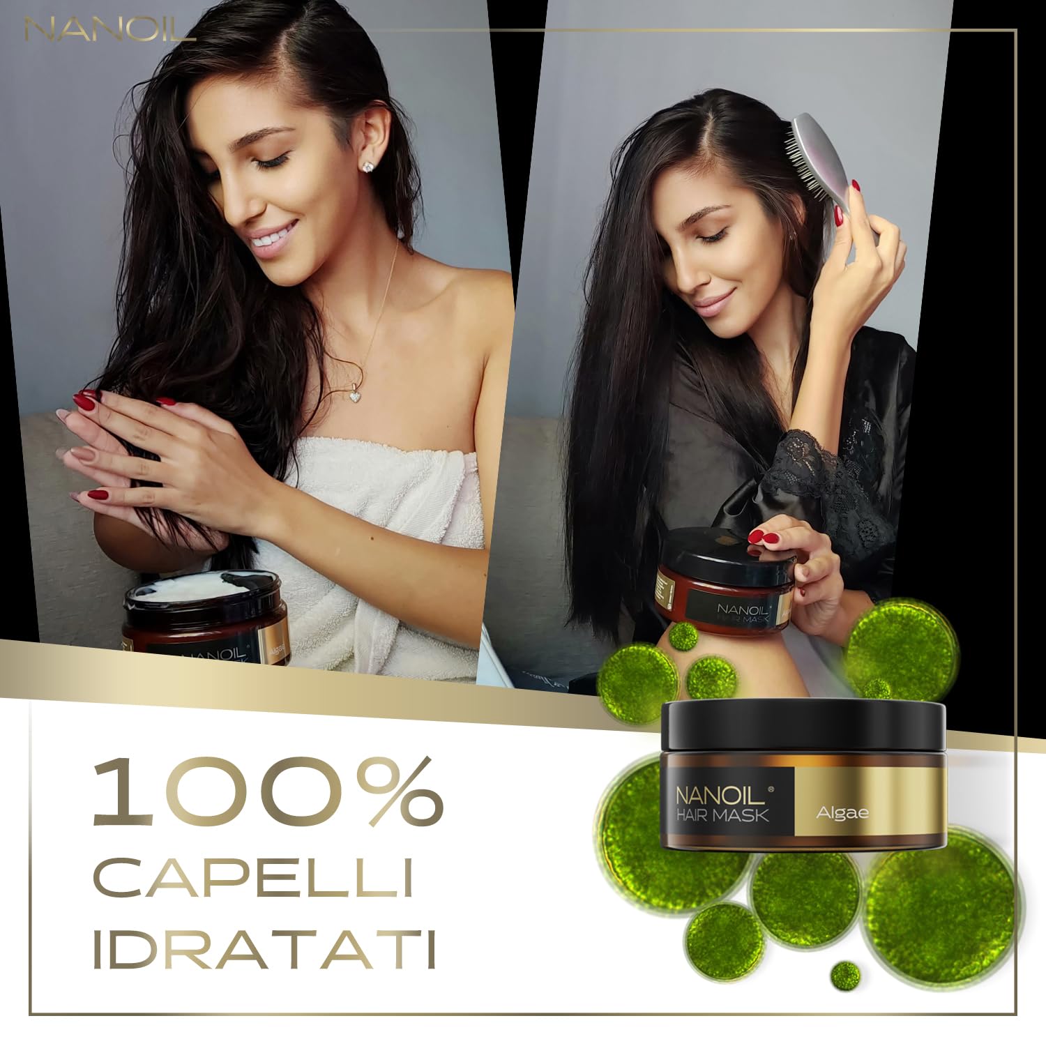 Nanoil Algae Hair Mask maschera capelli alghe 300 ml idratante