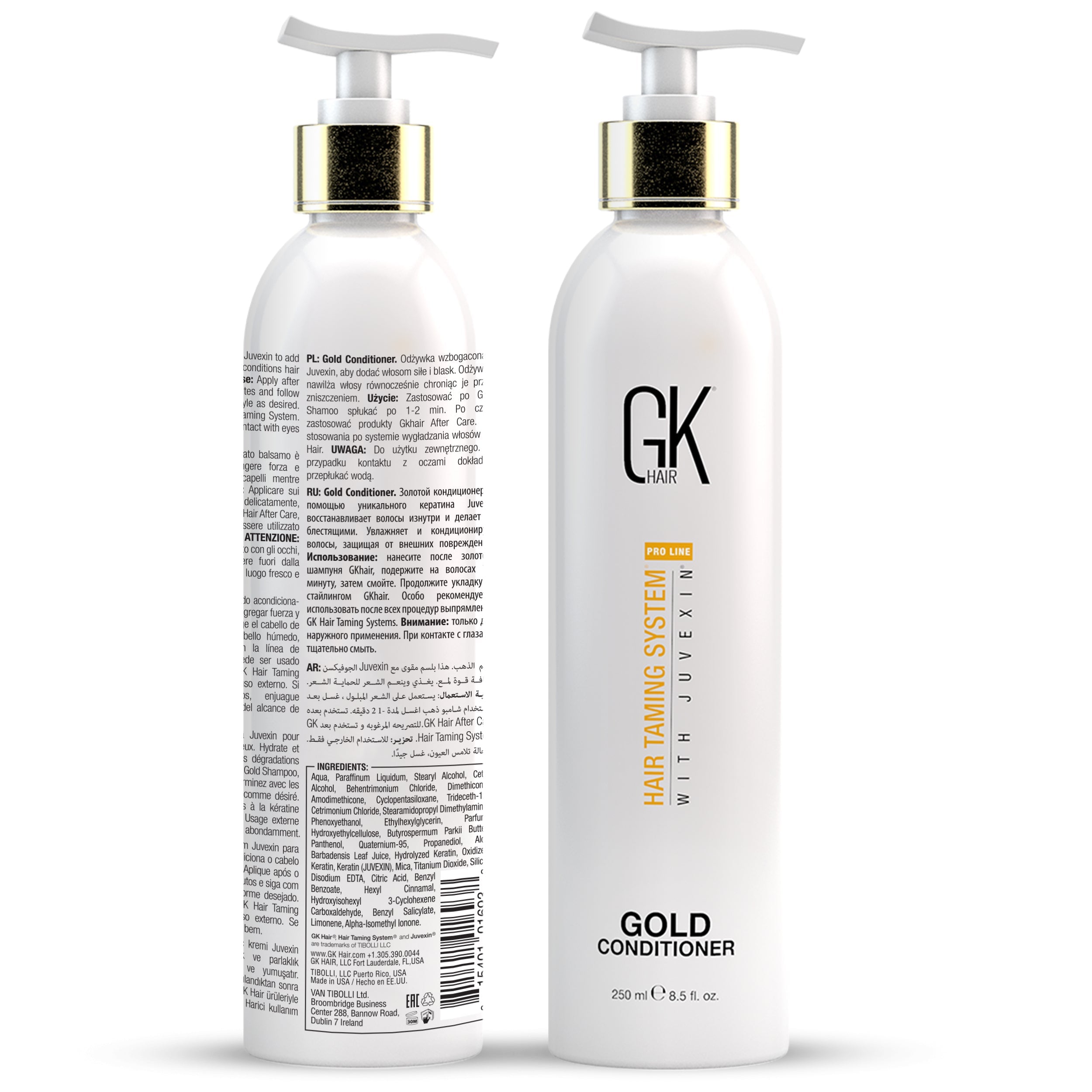 GK Hair Gold Balsamo Capelli 250 ml Idratante Argan