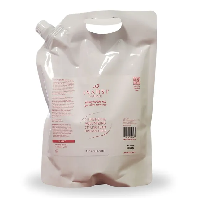 Inahsi Define & Shine spuma capelli volume 33oz