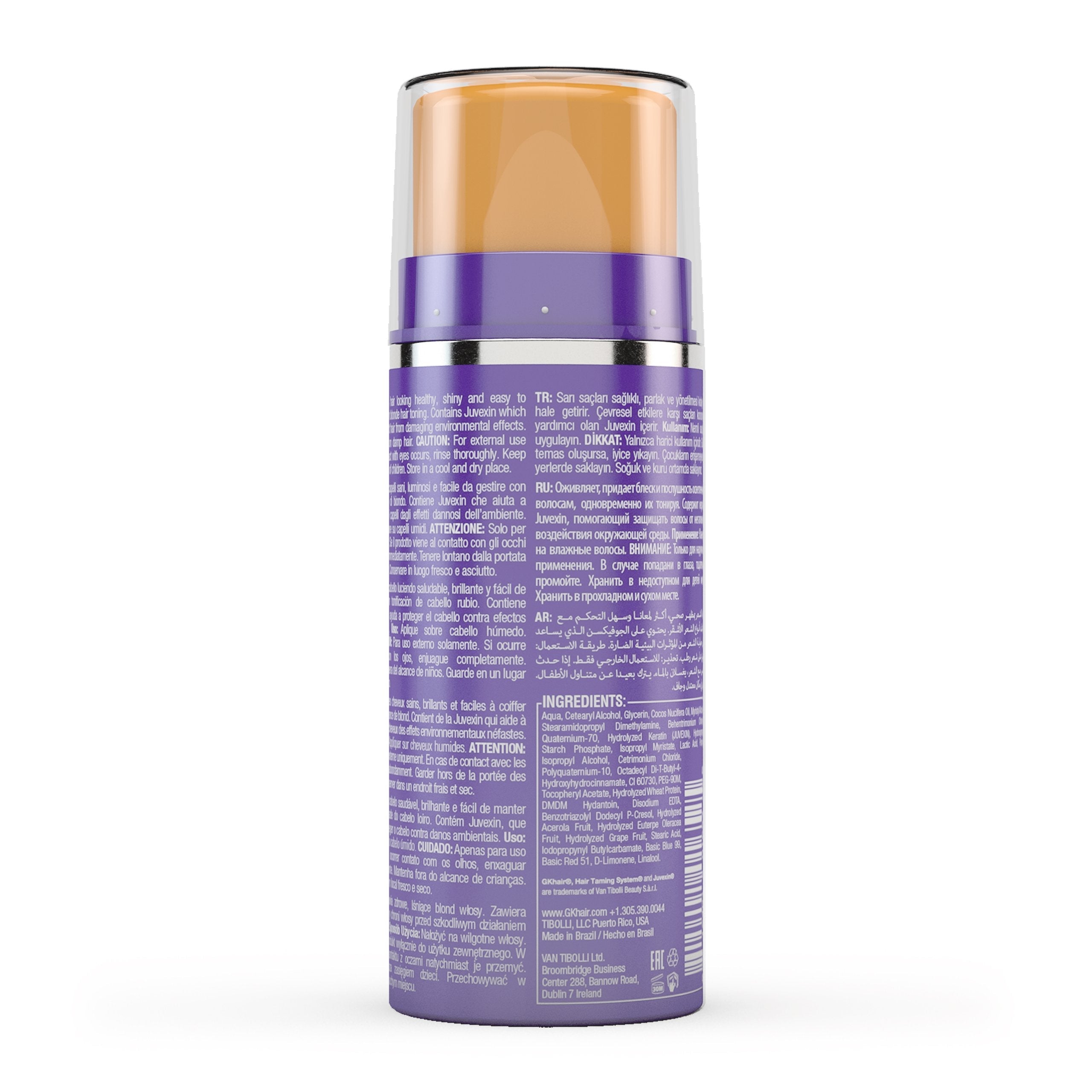 GK Hair Bombshell Cream Leave-In Capelli Biondi 100 ml Antigiallo
