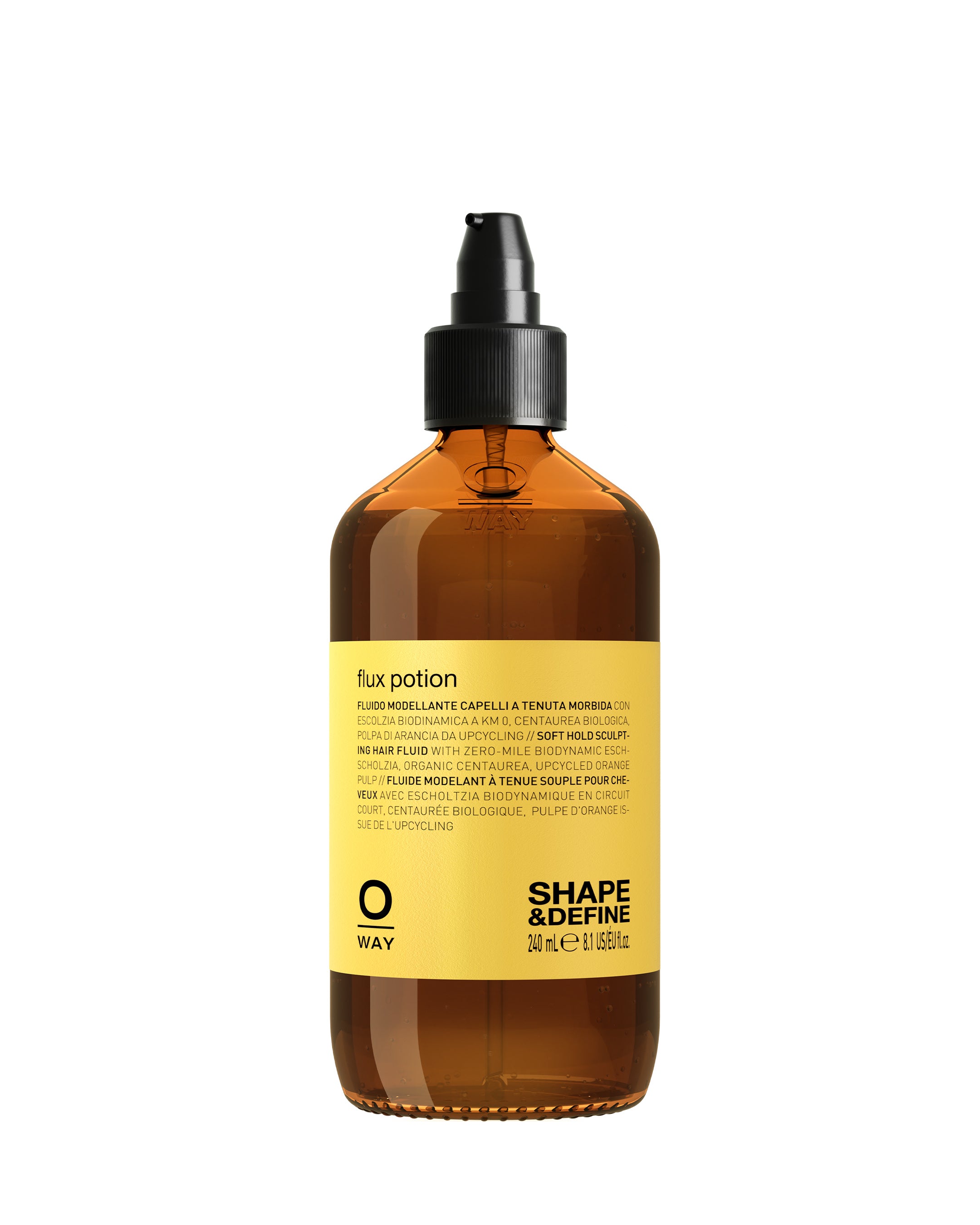 O-Way Hair Care Flux Potion fluido modellante tenuta leggera