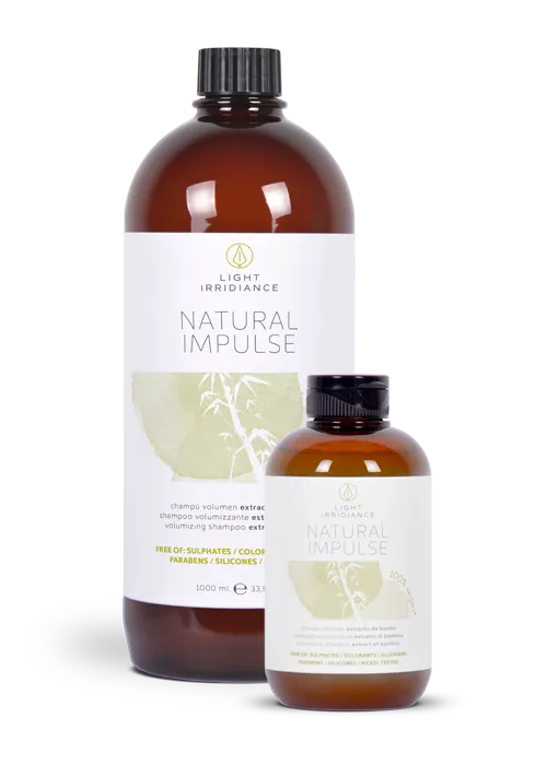 Light Irridiance Natural Impulse Bamboo shampoo capelli fini
