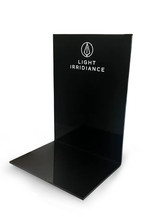 Light Irridiance Expositor espositore metacrilato banco
