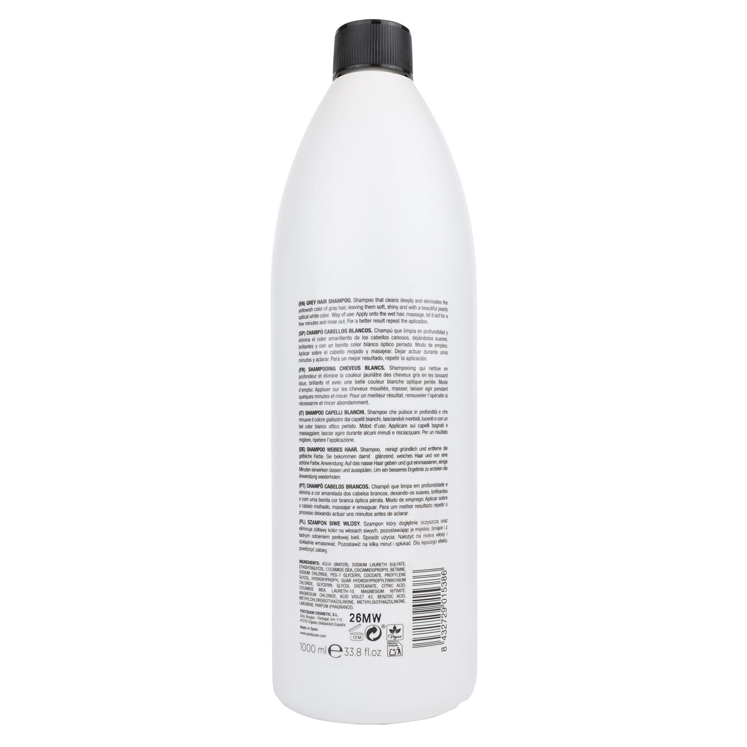 Postquam Tratamento shampoo antigiallo 1000 ml