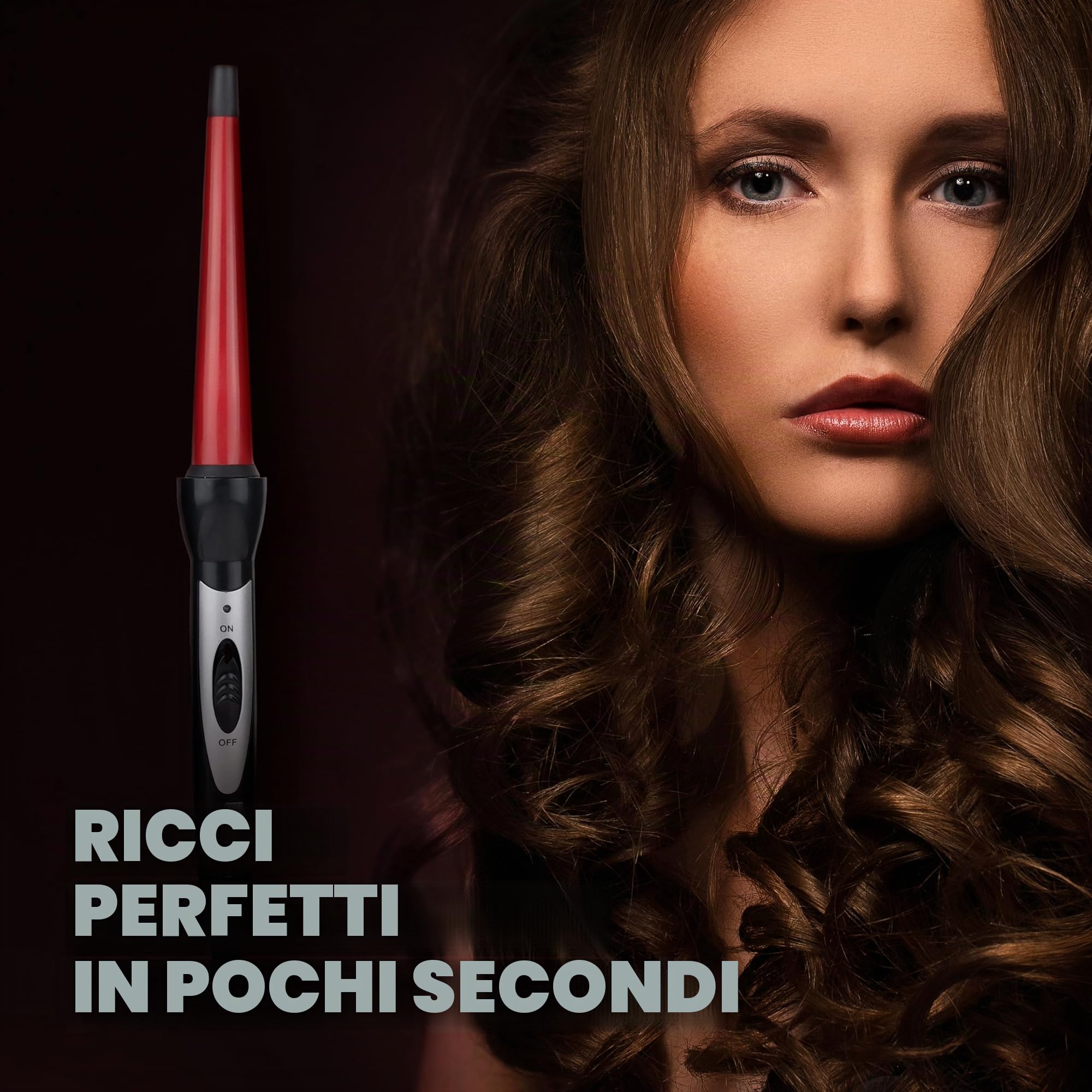 Postquam Easy Curl Ferro Arricciacapelli Conico Ceramica