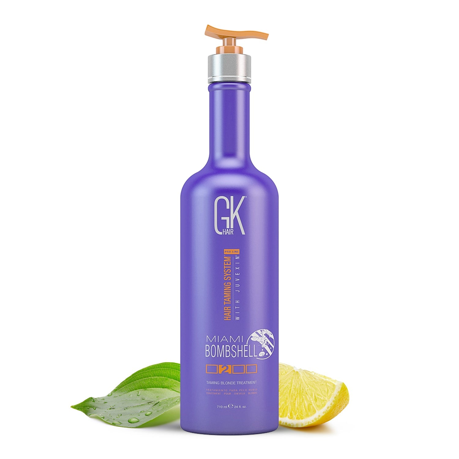 GK Hair Miami Bombshell Trattamento Lisciante Biondi 280ml