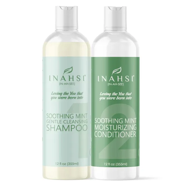 Inahsi Bundles Gentle Cleansing Shampoo set shampoo balsamo 2oz