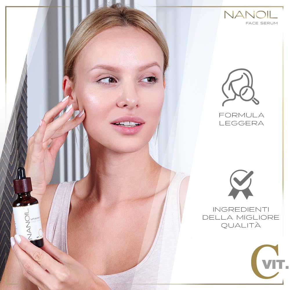 Nanoil Siero Viso Vitamina C Illuminante 50 ml