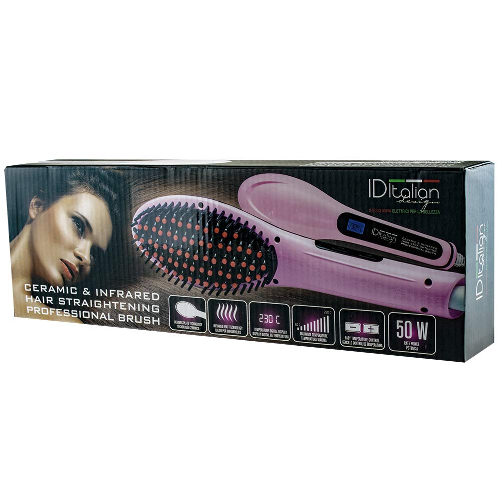 Postquam Iditalian Ceramic Infrared Brush 50W spazzola rosa