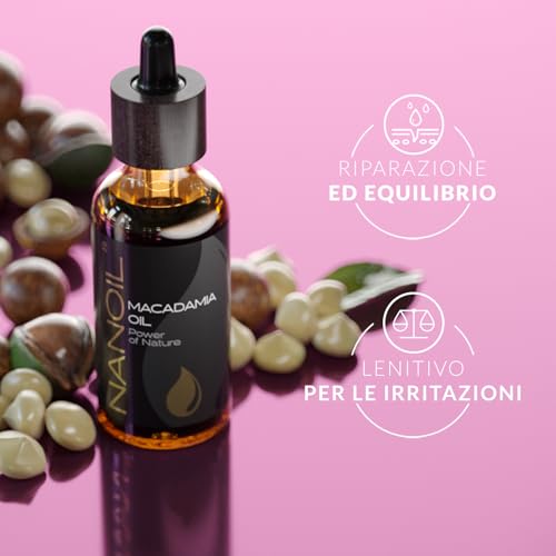 Nanoil Olii Macadamia Oil olio viso corpo capelli 50 ml bio