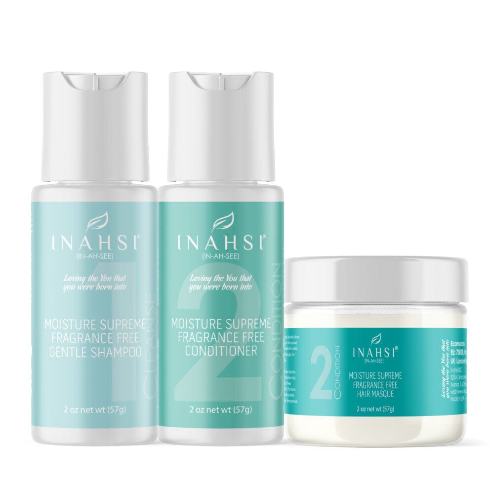 Inahsi Bundles Moisture Supreme Kit Wash Day Senza Profumo
