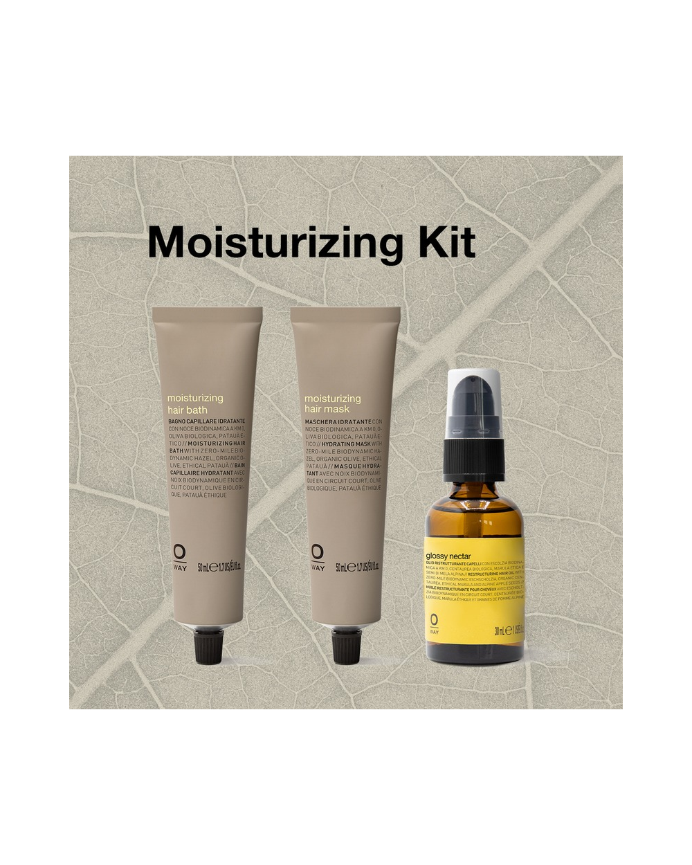 O-Way Kits Moisturizing Kit capelli idratante completo