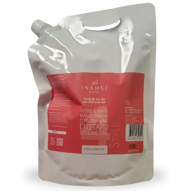 Inahsi Define & Shine Mango Papaya Custard Ricci 33oz Tenuta Leggera